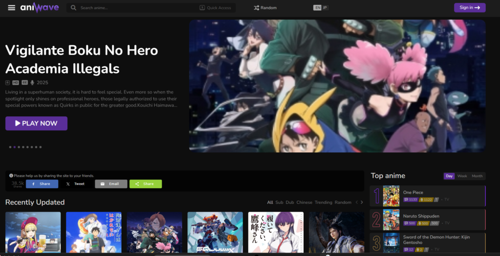 Anime Website