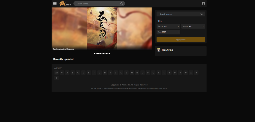Anime Website
