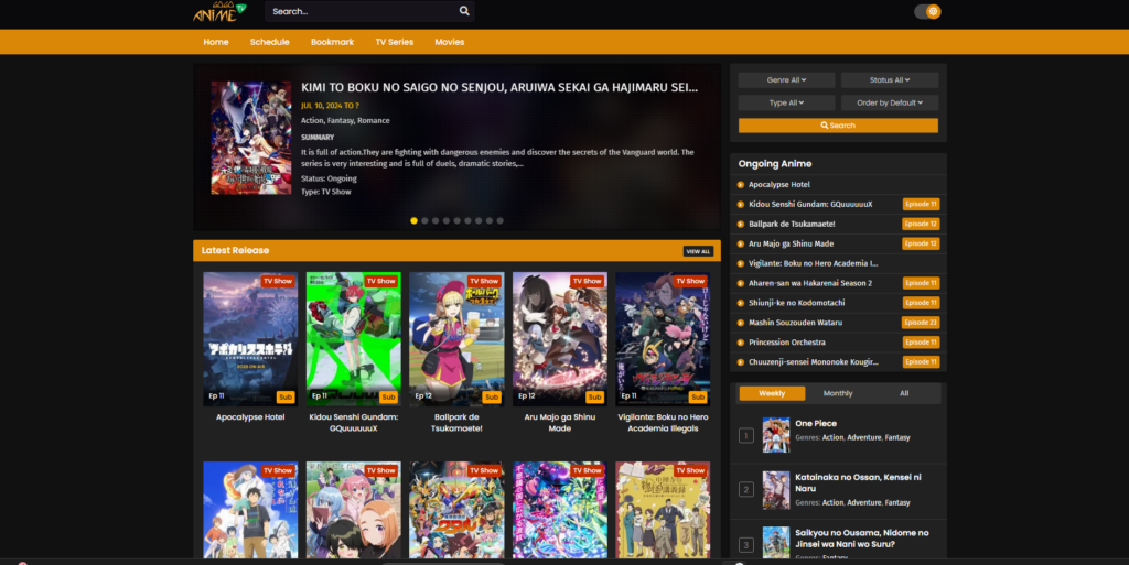Anime Website