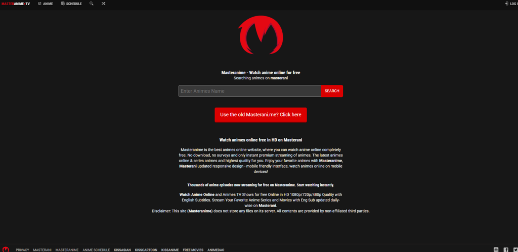 Anime Website